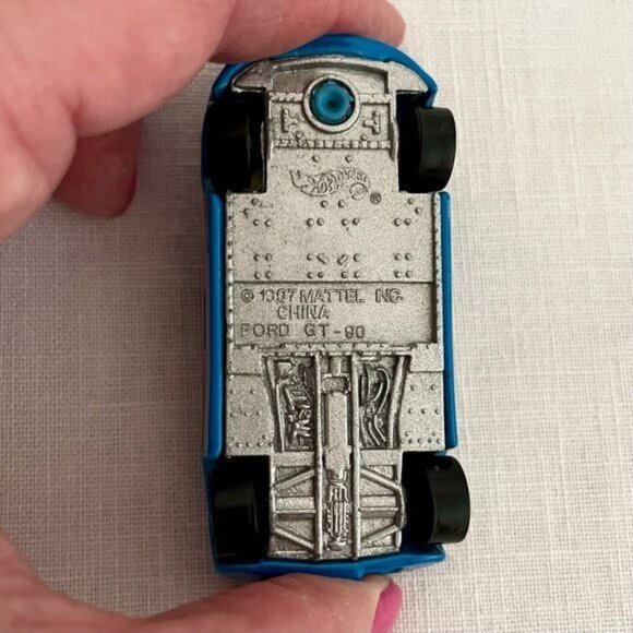 Hot Wheels 1997 Mattel Ford GT90 Blue Efx Recovery Team Die Cast Car Collectible - Picture 3 of 6